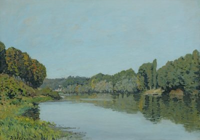 Die Seine bei Bougival, 1873 von Alfred Sisley